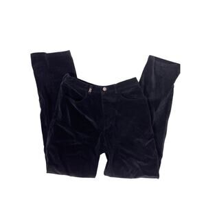 Bogner Black Corduroy Pants Women’s Size 8/M Cotton Casual Winter High Waisted